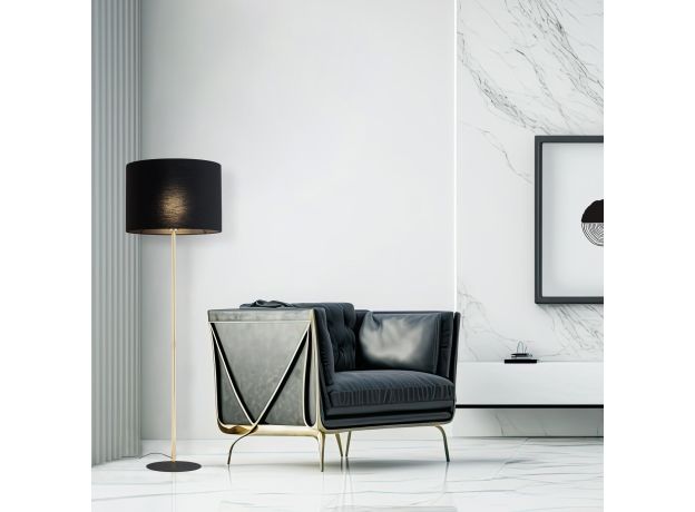 Напольный светильник с тканевым абажуром 16029 Umberto