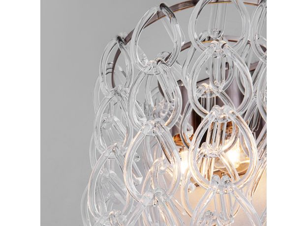 Настенный светильник с фигурным стеклом 380/2