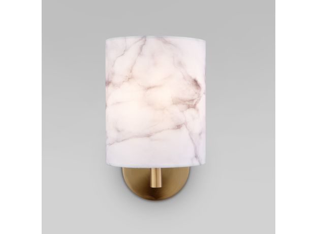 Настенный светильник с тканевым абажуром 60174/1 латунь