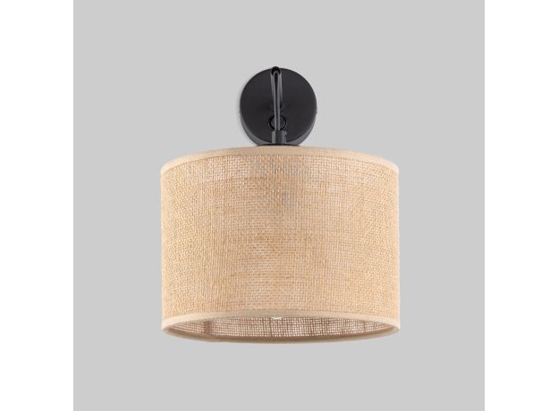 Настенный светильник с тканевым абажуром 6858 Juta