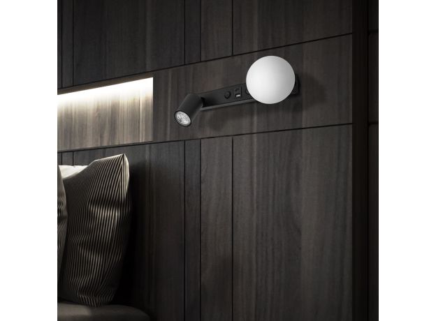 Настенный светильник со стеклянным плафоном 10152 Vox