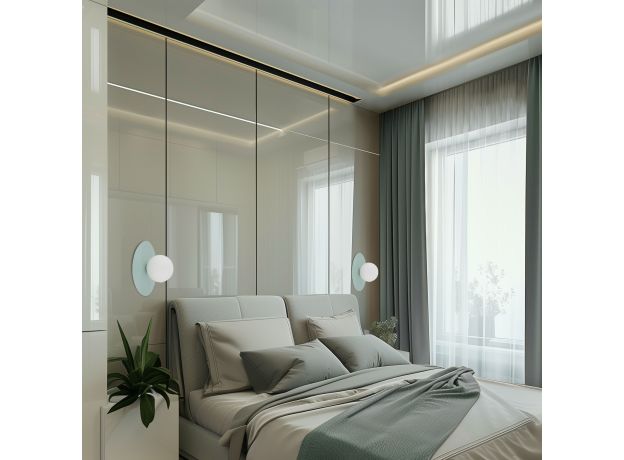 Настенный светильник со стеклянным плафоном 10229 Pixi