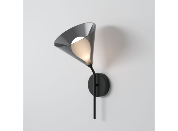 Настенный светильник со стеклянным плафоном 70161/1 черный