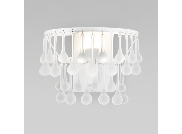 Настенный светильник  со стеклянными подвесками 476/1