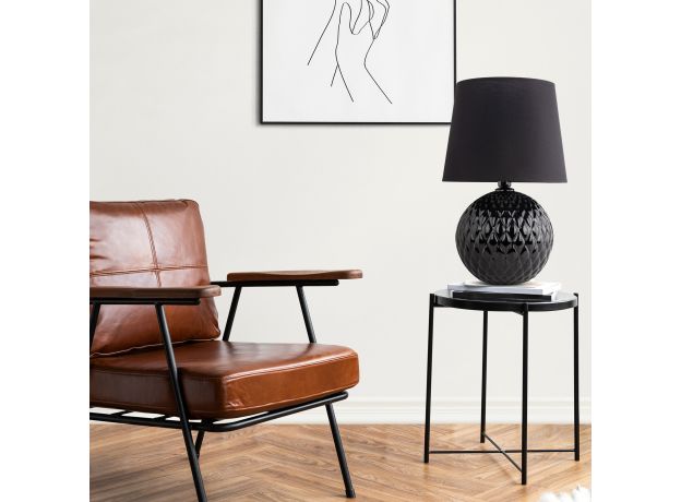 Настольный светильник с тканевым абажуром 16047 Santana