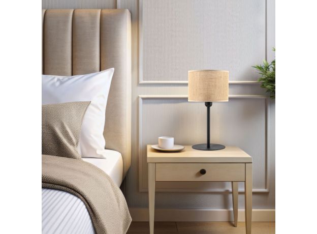 Настольный светильник с тканевым абажуром 5552 Juta