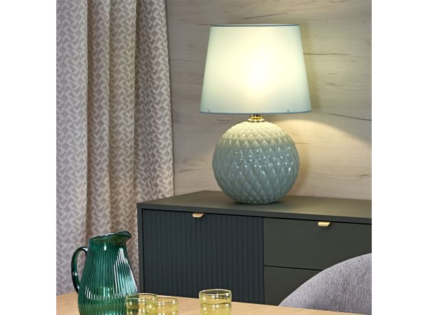 Настольный светильник с тканевым абажуром 5903 Santana