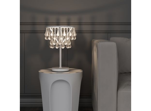 Настольный светильник со стеклянными подвесками 01126/1