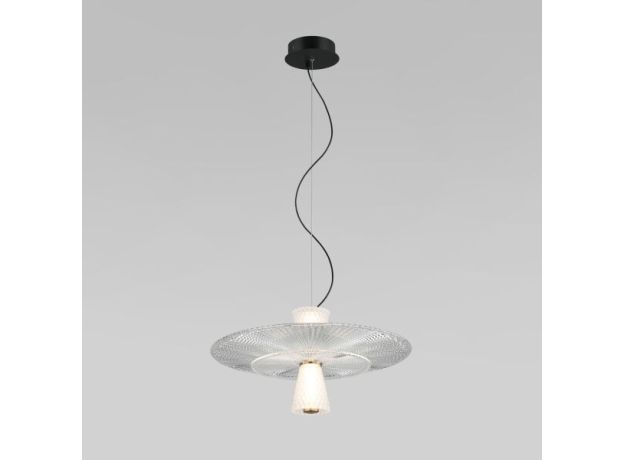 Подвесной светильник с акриловым и стекляными плафонами 40029/1 LED/ белый