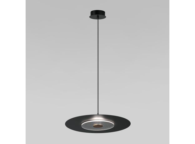Подвесной светильник с металлическим плафоном 40030/1 LED / черный