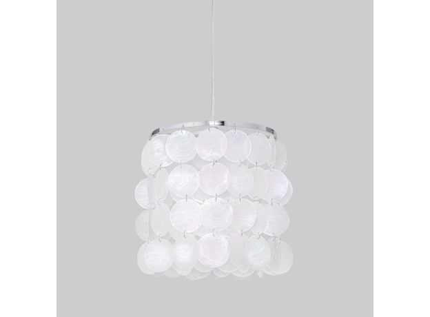 Подвесной светильник с перламутром 60185/1 хром/перлаиутр