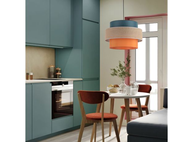 Подвесной светильник с тканевым рассеивателем 2758 Trio