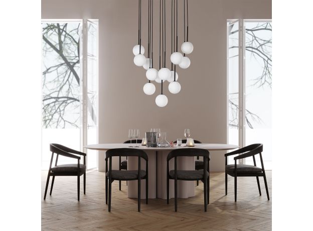 Подвесной светильник со стеклянными плафонами 10079 Martin