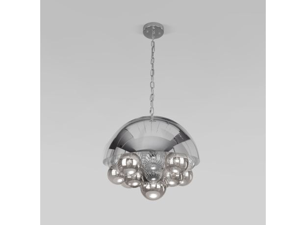 Подвесной светильник со стеклянными плафонами 30178 хром