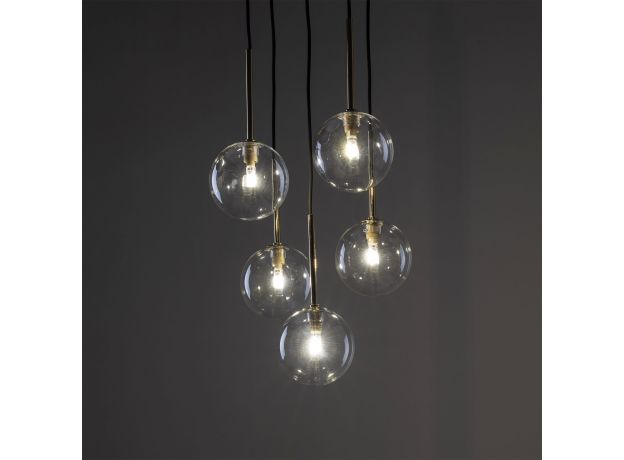 Подвесной светильник со стеклянными плафонами 5943 Nilos