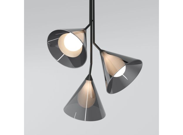 Подвесной светильник со стеклянными плафонами 70161/3 черный