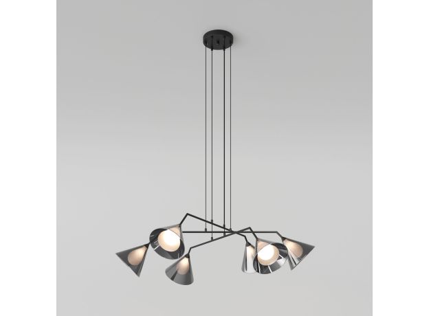 Подвесной светильник со стеклянными плафонами 70161/6 черный