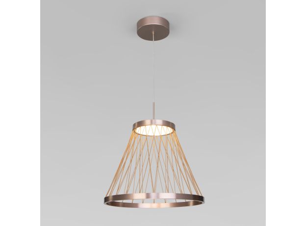 Подвесной светодиодный светильник 40016/1 LED коричневый