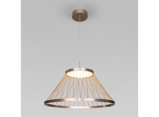 Подвесной светодиодный светильник 40017/1 LED коричневый