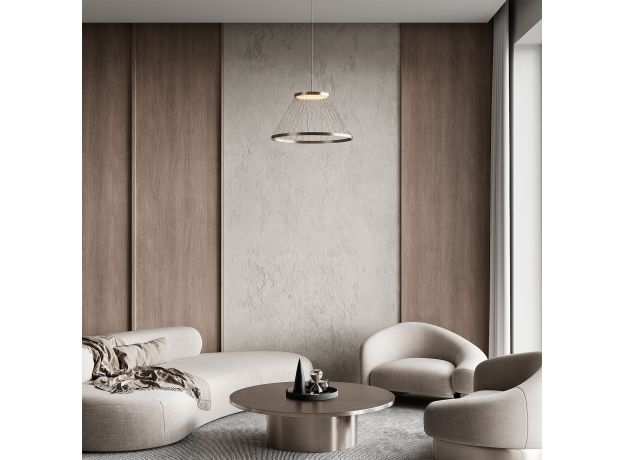 Подвесной светодиодный светильник 40017/1 LED коричневый