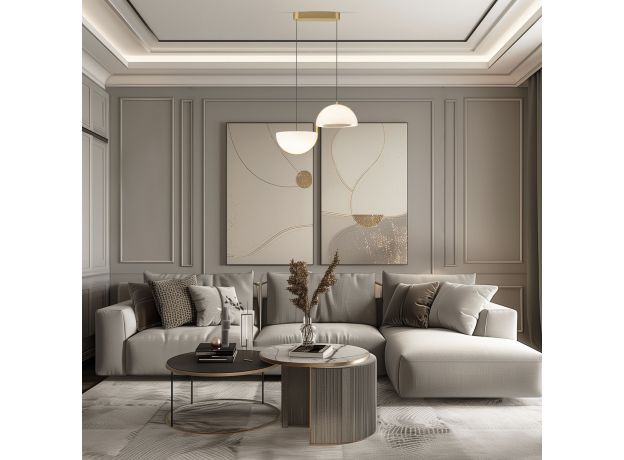 Подвесной светодиодный светильник 50083/2 LED золото