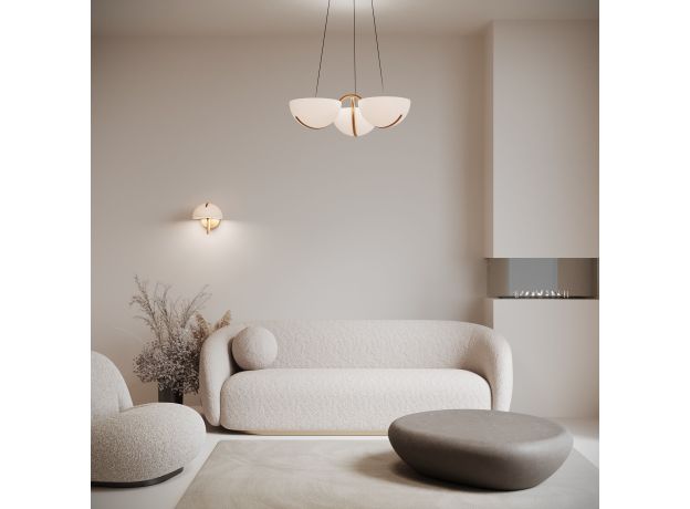 Подвесной светодиодный светильник 50083/3 LED золото