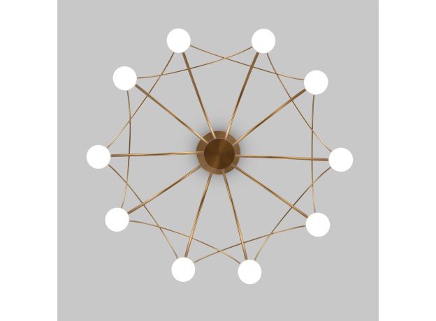 Подвесной светодиодный светильник 90030/10 LED золото