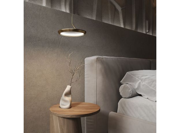 Подвесной светодиодный светильник 90034/1 золото