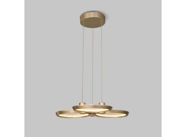 Подвесной светодиодный светильник 90034/3 золото