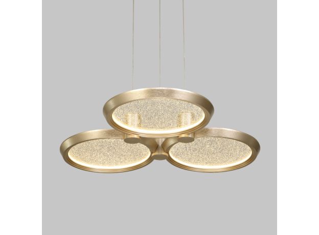 Подвесной светодиодный светильник 90034/3 золото