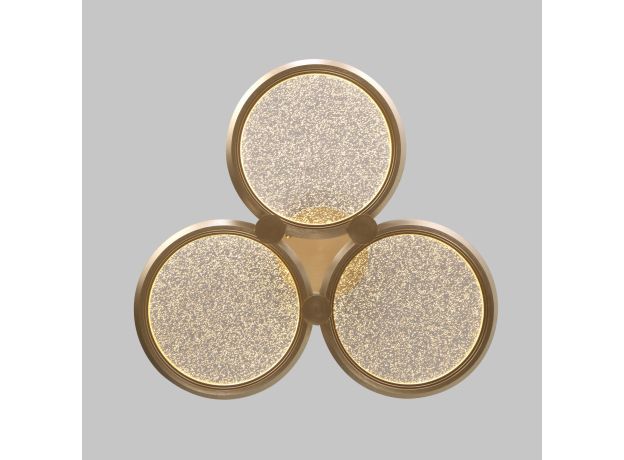 Подвесной светодиодный светильник 90034/3 золото