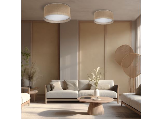 Потолочный светильник с тканевым абажуром 5798 Juta