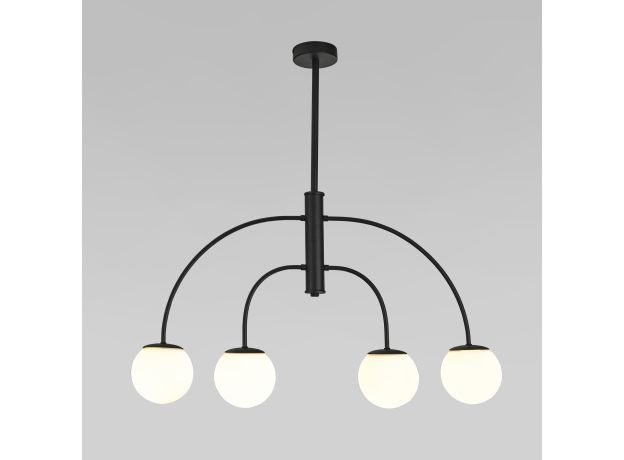 Потолочный светильник со стеклянным плафоном 30179/4 черный