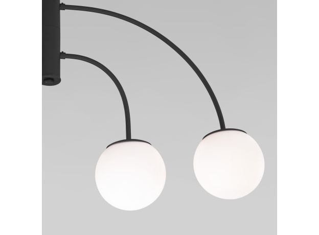 Потолочный светильник со стеклянным плафоном 30179/4 черный