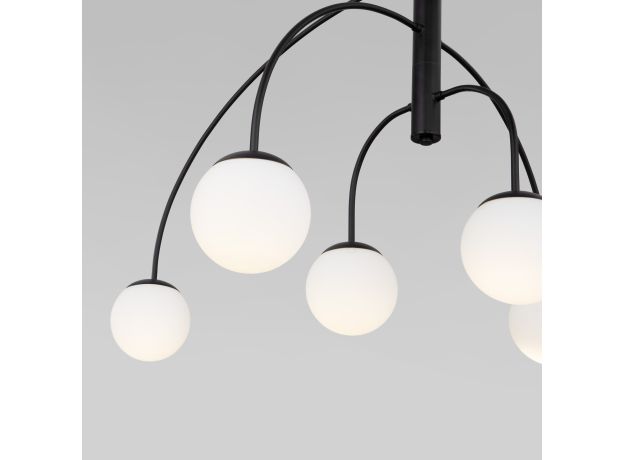 Потолочный светильник со стеклянным плафоном 30179/6 черный