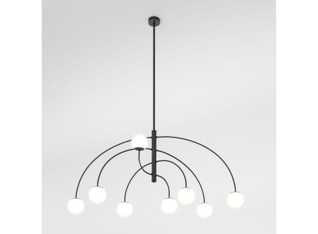 Потолочный светильник со стеклянным плафоном 30179/8 черный