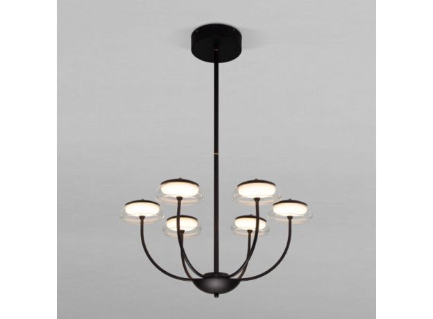 Потолочный светильник со стеклянным плафоном 50388 LED Черный