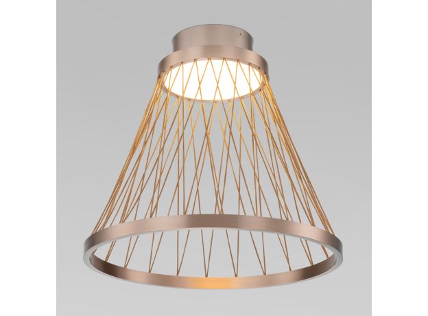 Потолочный светодиодный светильник 40018/1 LED коричневый