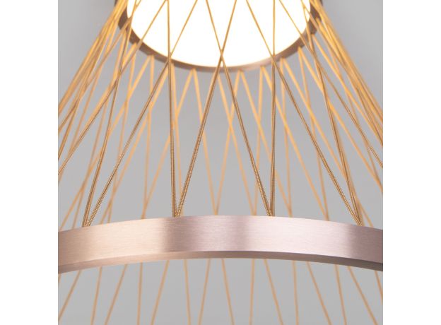 Потолочный светодиодный светильник 40018/1 LED коричневый