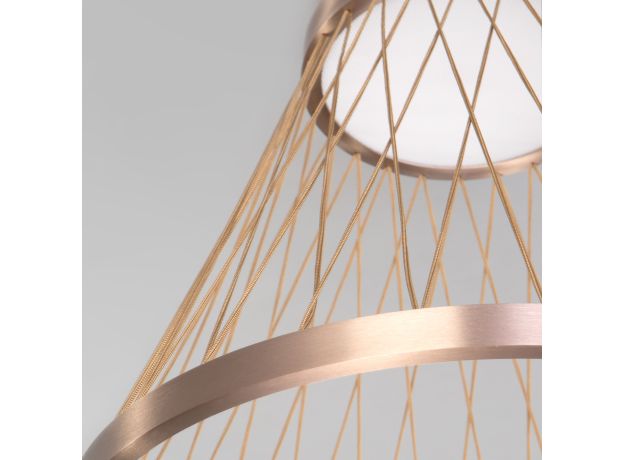 Потолочный светодиодный светильник 40018/1 LED коричневый