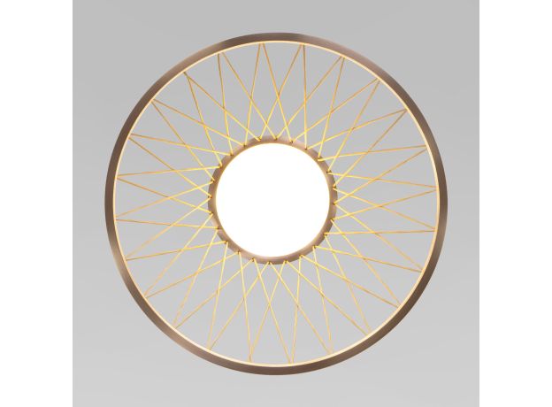 Потолочный светодиодный светильник 40018/1 LED коричневый