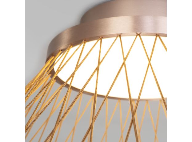 Потолочный светодиодный светильник 40019/1 LED коричневый