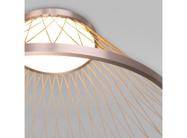 Потолочный светодиодный светильник 40019/1 LED коричневый