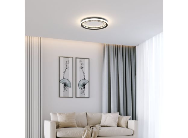 Потолочный светодиодный светильник 40023/1 LED серый