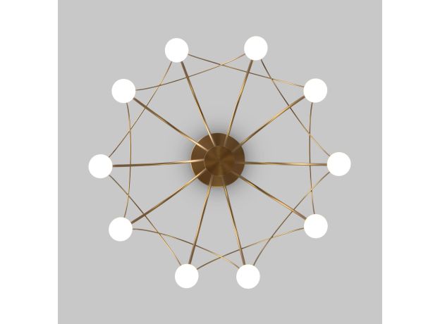 Потолочный светодиодный светильник 90031/10 LED золото