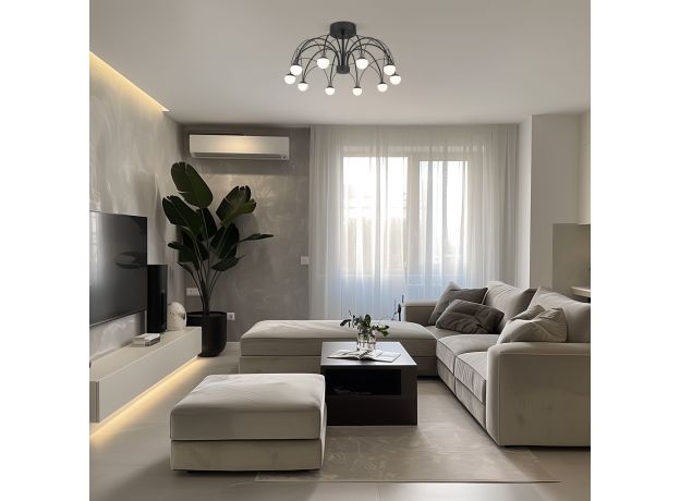 Потолочный светодиодный светильник Ragno 90035/10  LED черный