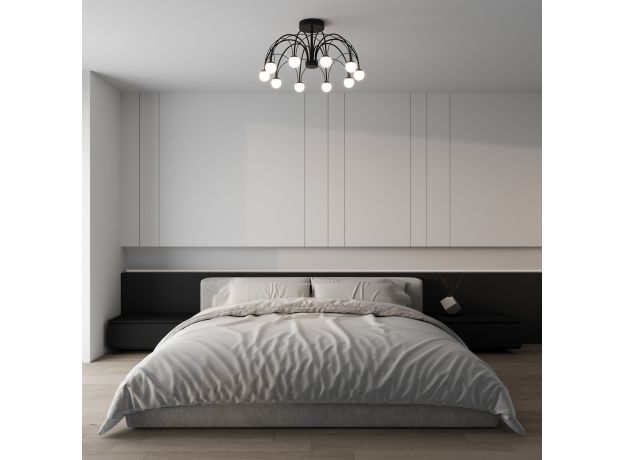 Потолочный светодиодный светильник Ragno 90035/10  LED черный