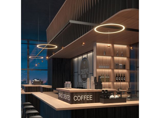 Slim Magnetic Трековый светильник 26W 4000K Most чёрный 85523/01