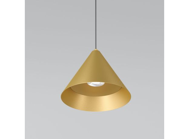 Светильник подвесной светодиодный Conus 16W 4000K золотой 50316 LED
