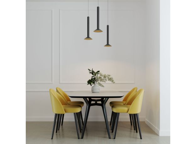 Светильник подвесной светодиодный Fest 7W 3000K графит 50315 LED